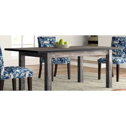 0003259 katarin extendable rubberwood solid wood dining table