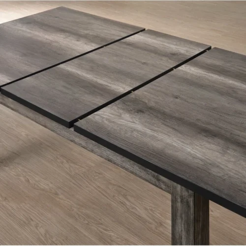 0003260 katarin extendable rubberwood solid wood dining table