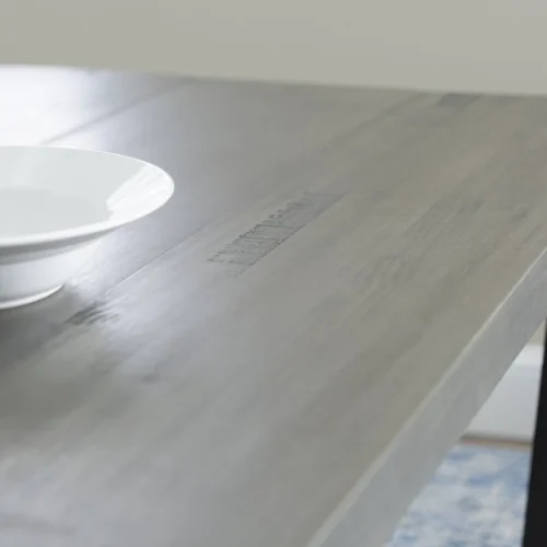 0003280 drishti solid wood trestle dining table