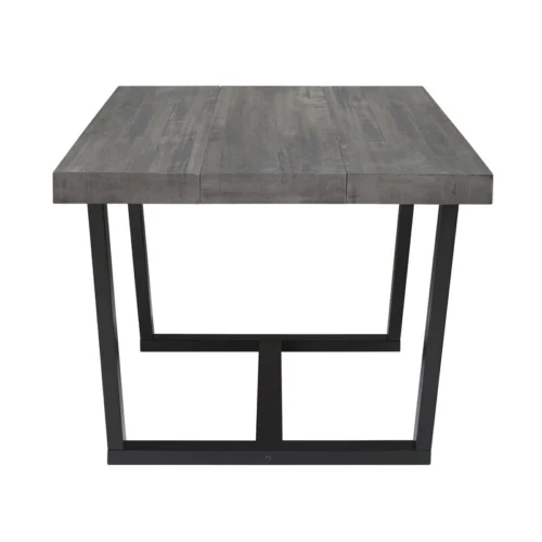 0003285 drishti solid wood trestle dining table