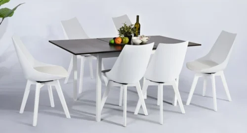 0003323 elaina extendable iron dining table