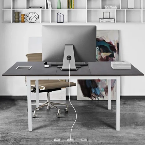 0003324 elaina extendable iron dining table