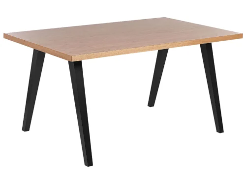 0007777 culina wood and black dining table