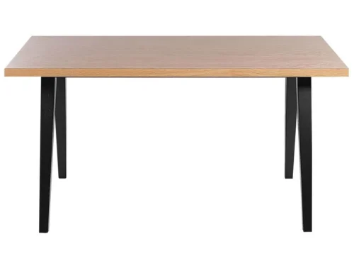 0007778 culina wood and black dining table