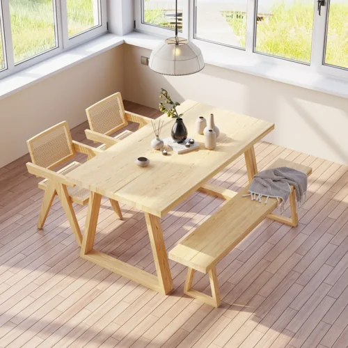 0007797 timiz rectangular dining table