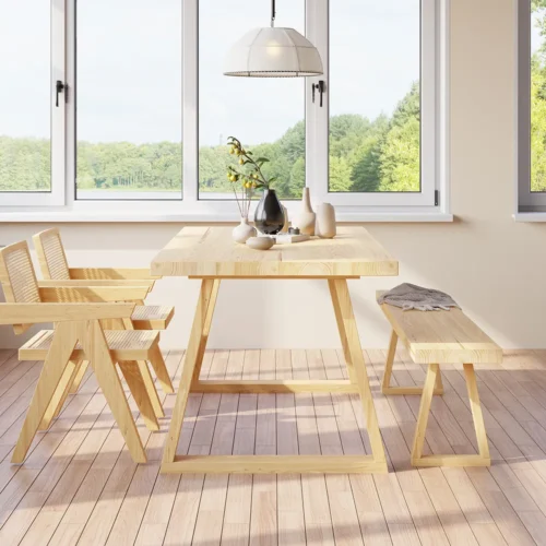 0007800 timiz rectangular dining table