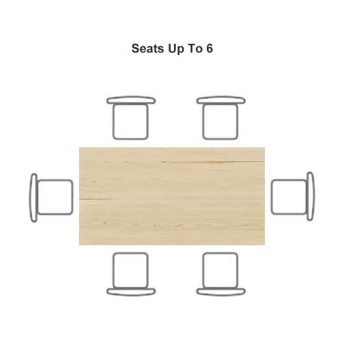 0007809 timiz rectangular dining table