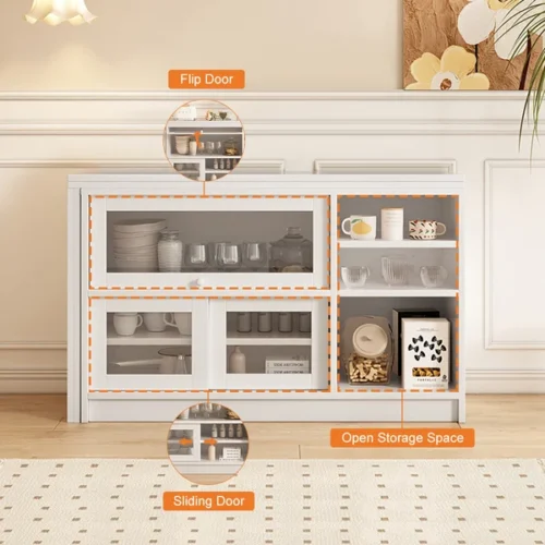 0008166 expandable sideboard cabinet
