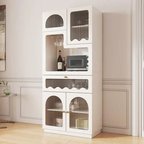 0009387 white freestanding pantry cabinet small buffet pantry storage cabinet