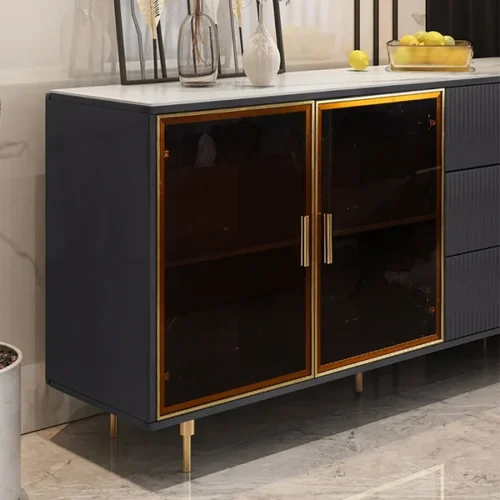 0009480 cofab 59 sideboard sinteredstone top luxury buffet tempered glass doors in large