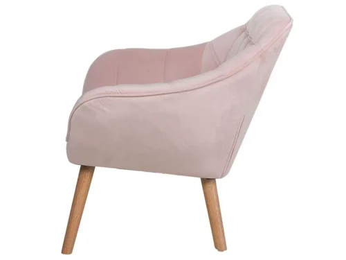 0011329 velvet armchair pink karis