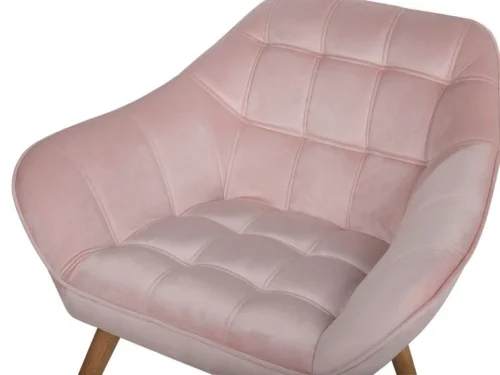 0011330 velvet armchair pink karis