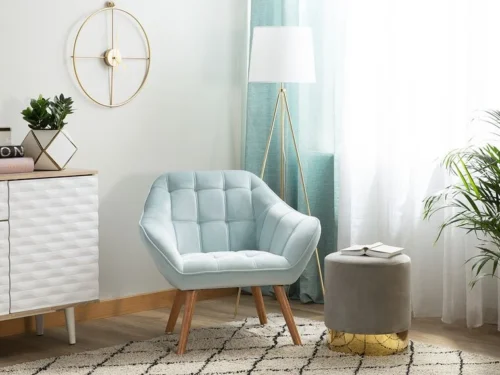 0011339 velvet armchair pink karis