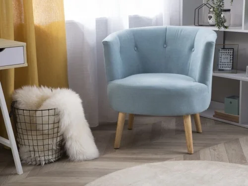 0011378 fabric tub chair off white odenzen