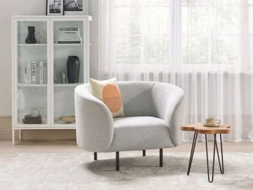 0011453 fabric armchair beige loen