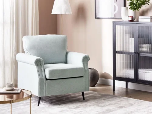 0011486 velvet armchair black vietas