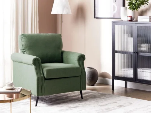 0011495 velvet armchair black vietas