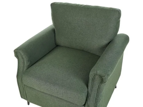 0011498 velvet armchair black vietas