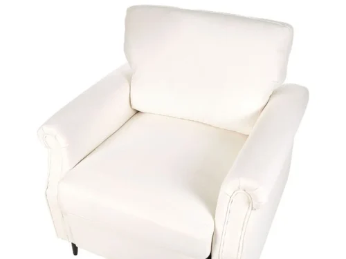 0011509 velvet armchair black vietas