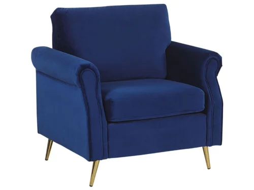 0011514 velvet armchair black vietas