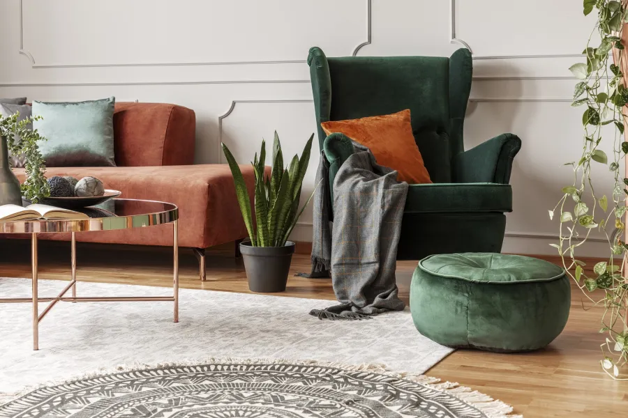 Winter decor trends: A combination of richness of color and richness of tactile details 1 اتجاهات ديكور الشتاء مزيج من غنى الألوان وثراء التفاصيل الملموسة