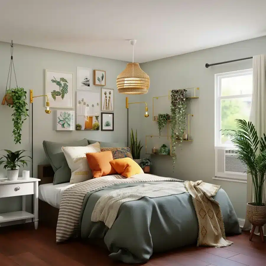 Decorative pillows to beautify the bed in the bedroom and enhance comfort 1 مخدات الديكور لتجميل السرير في غرفة النوم وتعزيز الراحة