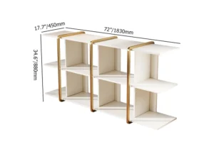 Armia Natural Wood Bookcase with Shelves - Image 6