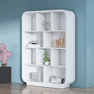 Picanto Natural Wood Bookcase with 4 Shelves - Image 5