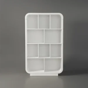 Picanto Natural Wood Bookcase with 4 Shelves - Image 6