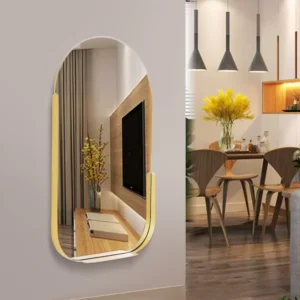 Elegant Golden Bow Mirror