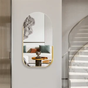 Elegant Golden Bow Mirror - Image 2