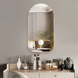 Elegant Golden Bow Mirror - Image 4