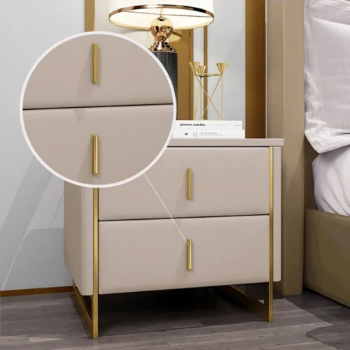 Geneva Bedroom Table 2 Drawer - Image 3