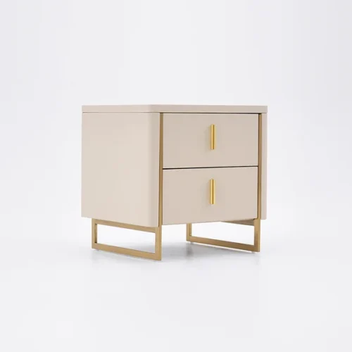 Geneva Bedroom Table 2 Drawer - Image 4