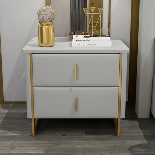 Geneva Bedroom Table 2 Drawer - Image 7