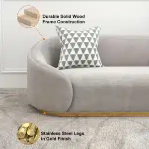 كنبه أرتسن خشب طبيعى