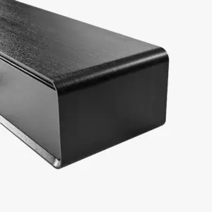 أيورا وحدة تلفزيون معلّقة من الخشب الطبيعي بزوايا مستديرة