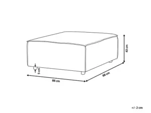 لوفو مقعد مربع بتصميم فخم ومبطن هيكل من الخشب الطبيعي