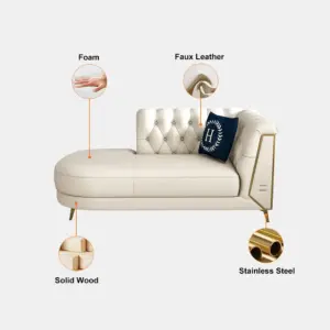 ڤرساي طقم جلوس أنيق مكون من كنبتين وكرسي بلمسات ذهبية