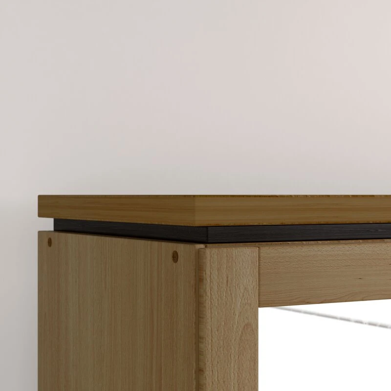 ابريل دولاب خشب 3 ضلفه من الخشب الطبيعي - الصورة 9