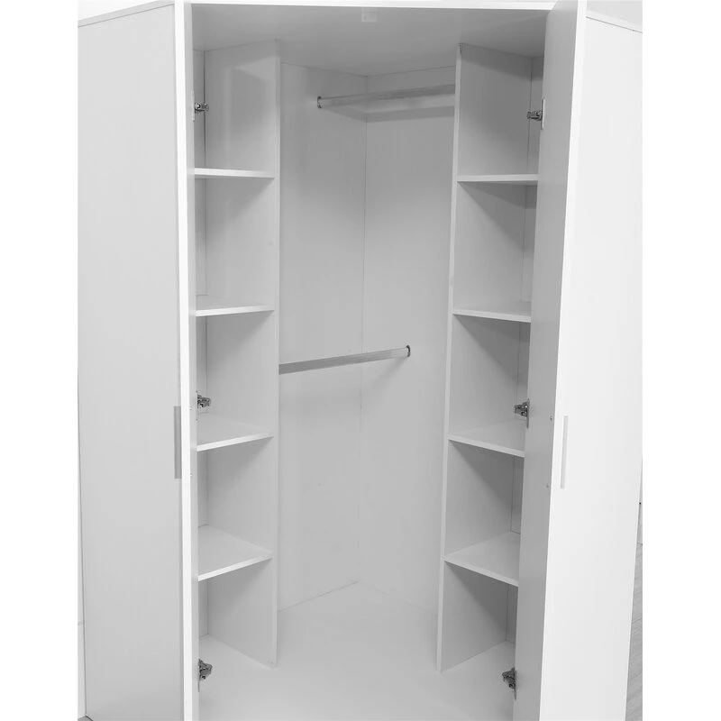 خزانة ملابس إيفا زاوية ببابين - الصورة 11