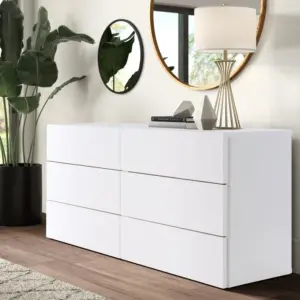 ماچينتا وحدة تخزين 6 أدراج أبيض