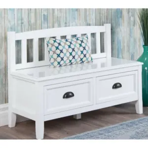 مادلين مقعد تخزين بأدراج خشبية