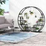 زونا وحدة رفوف هلالية الشكل 10 أرفف