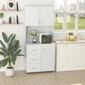 بيلو خزانة تخزين مطبخ مع بوفيه