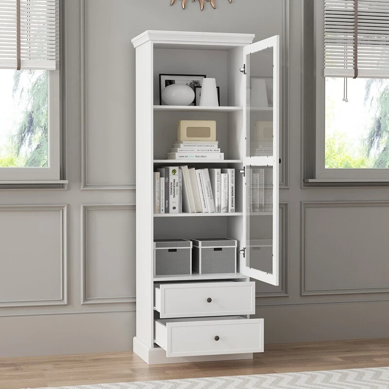 ليان خزانة تخزين بدرفة زجاج - الصورة 3