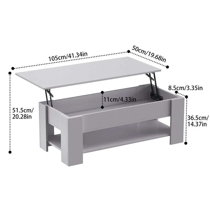 طاولة قهوة (Lift-Top) - الصورة 10