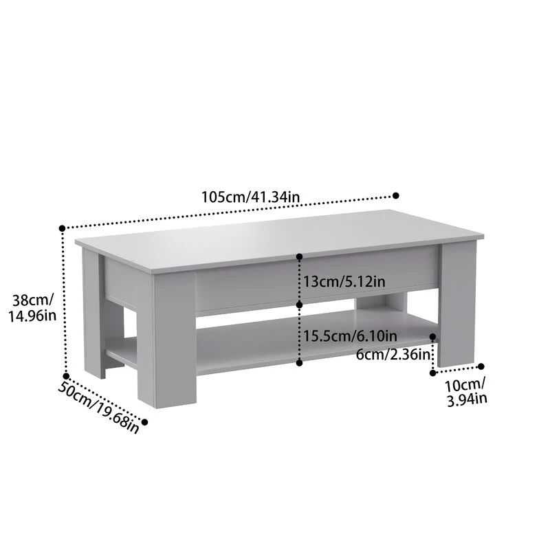 طاولة قهوة (Lift-Top) - الصورة 11