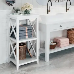 ⁦Scarlett Free-Standing Bathroom With Shelves⁩ - الصورة ⁦4⁩