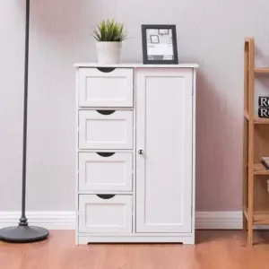 ⁦Manske With Free-Standing Bathroom Cabinet⁩ - الصورة ⁦3⁩
